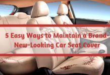 5 Easy Ways to Maintain a Brand-New-Looking Car Seat Cover