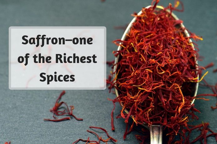 Saffron–one of the Richest Spices