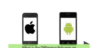 What is the difference between an android and iPhone