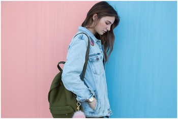 The denim cropped jacket