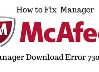How to Fix McAfee Manager Download Error 7305