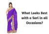 What Looks Best with a Sari in all Occasions