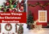 6 Various Things you can use for Christmas decoration
