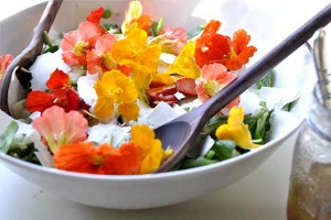 Floral food item