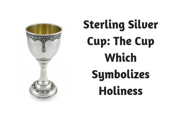 Sterling Silver Cup- The Cup Which Symbolizes Holiness