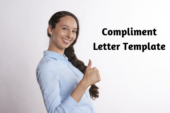 Compliment letter template