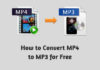How to Convert MP4 to MP3 for Free
