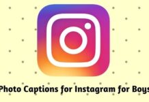 Photo Captions for Instagram for Boys