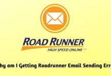 Why am I Getting Roadrunner Email Sending Errors