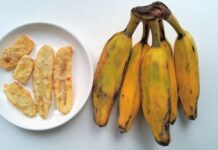 Burro Bananas and Burro Banana Peels