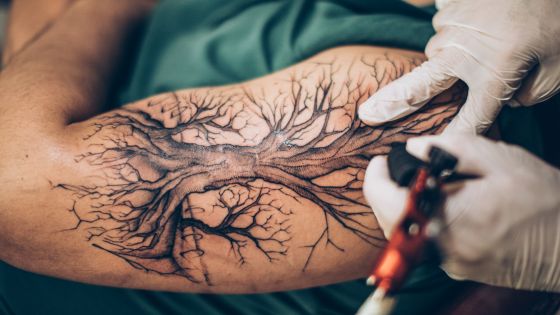 Tree Back Tattoo