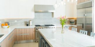 transform your kitchen with the timeless allure of white quartz countertops