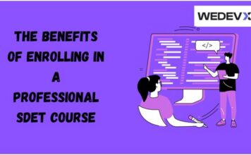 the benefits of enrolling in a professional sdet course